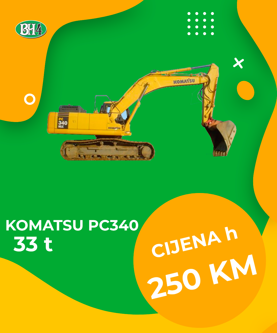 Komatsu PONUDA BH4 JAJCE D.O.O. JAJCE BAGER PO SATU CIJENA Komatsu PONUDA BH4 JAJCE D.O.O. JAJCE BAGER PO SATU CIJENA
